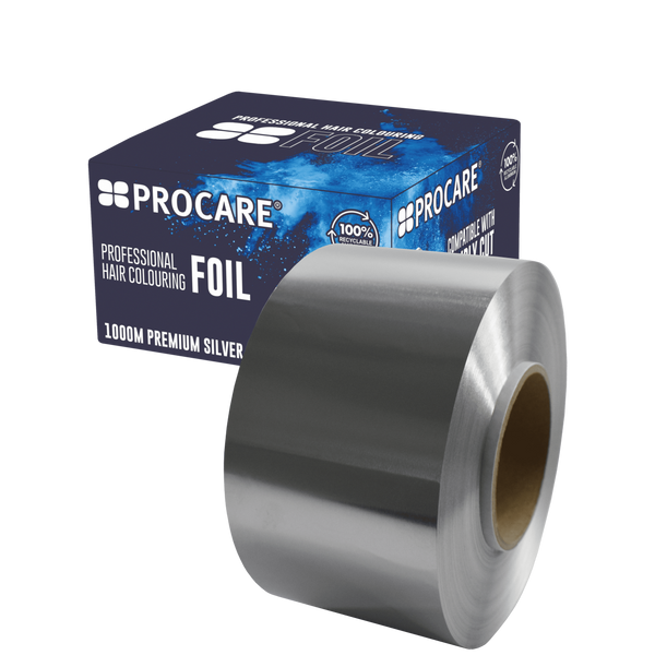 PROCARE PREMIUM SILVER HAIR FOIL ROLL - 100MM X 1000MTR