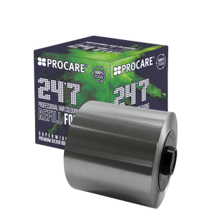 PROCARE PREMIUM SUPERWIDE SILVER 24*7 HAIR FOIL REFILL ROLL - 120MM X 450MTR