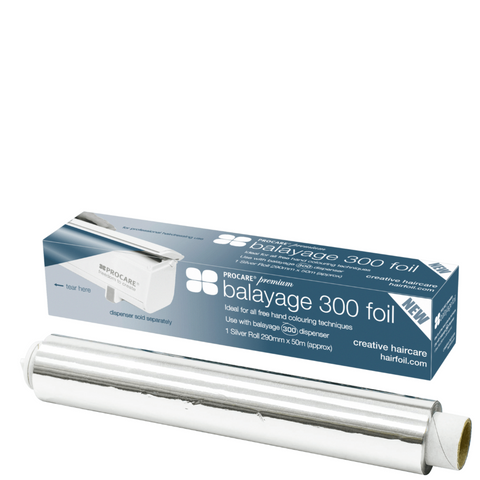 PROCARE PREMIUM BALAYAGE SILVER FOIL ROLL - 300MM X 50MTR