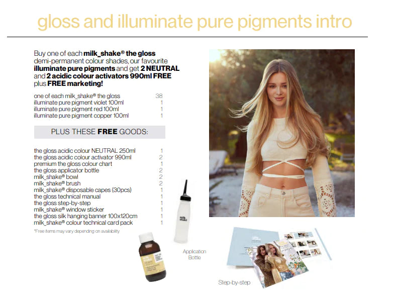 Gloss and Illuminate Pure Pigments