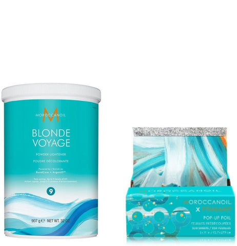 Moroccanoil Blonde Voyage 907gm + FREE Custom Framar Pop Up (box of 250)